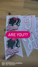 Load and play video in Gallery viewer, Barbie Birthday Banner
