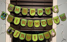 Load image into Gallery viewer, Alien Birthday Banner freeshipping - Genie Dreamz Creations
