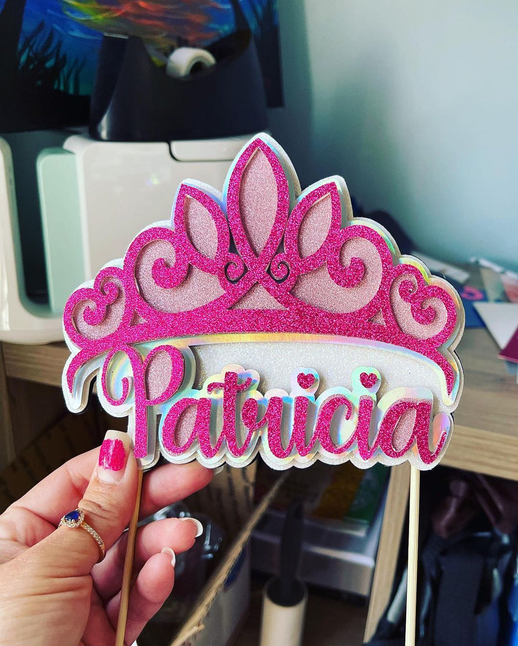 Tiara Cake Topper freeshipping - Genie Dreamz Creations