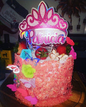 Load image into Gallery viewer, Tiara Cake Topper freeshipping - Genie Dreamz Creations

