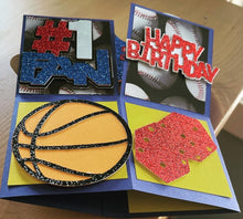 Load image into Gallery viewer, Sports Fan Box Card freeshipping - Genie Dreamz Creations
