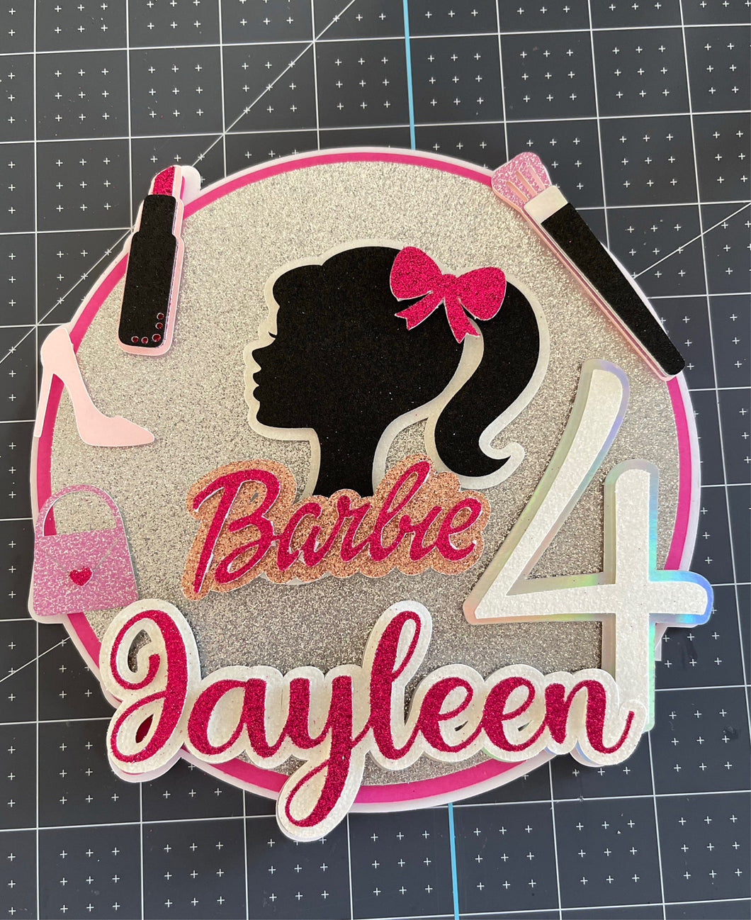 Barbie Birthday Cake Topper 